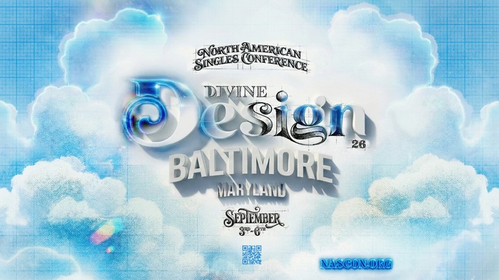 North American Singles Conference 2026 Divine Design: Created for a Purpose logo