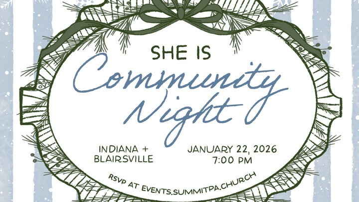 She Is Community Night | Blairsville logo