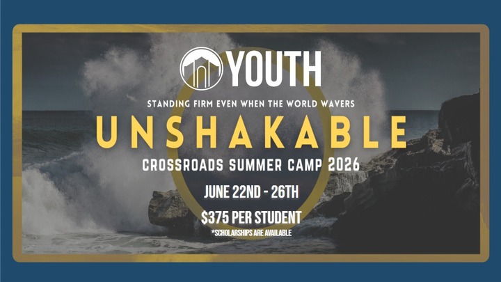 TBC Youth: Summer Camp 2026: Unshakable  logo