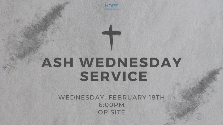 Ash Wednesday logo