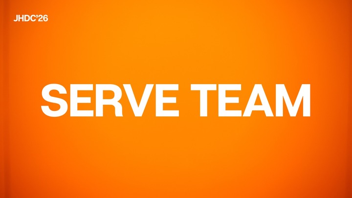 JHDC Serve Team 2026 logo