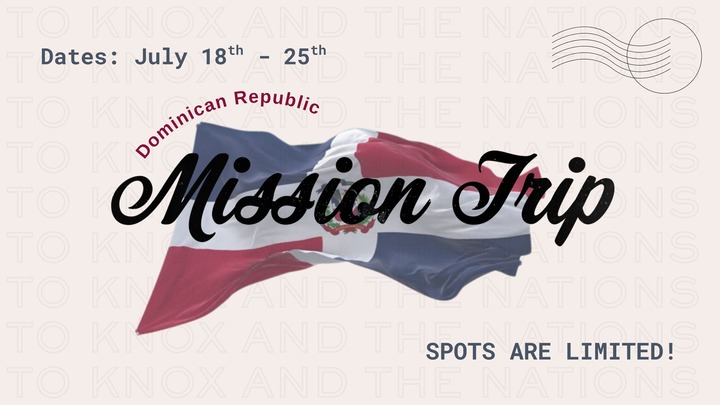 Dominican Republic Mission Trip | July 18th - 25th 2026 logo
