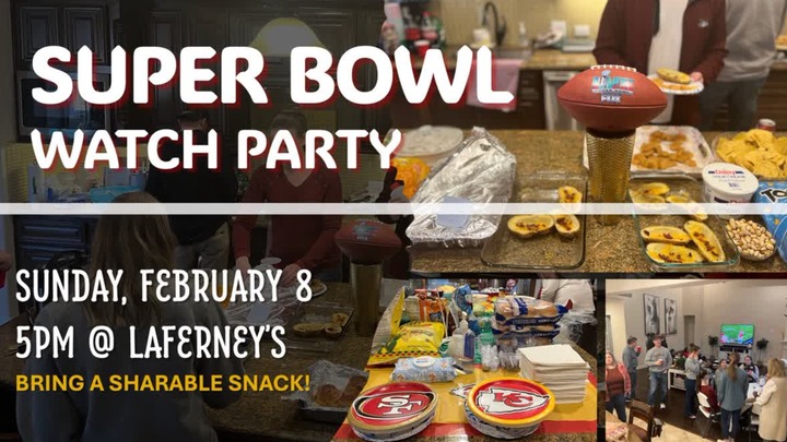 Super Bowl Watch Party logo