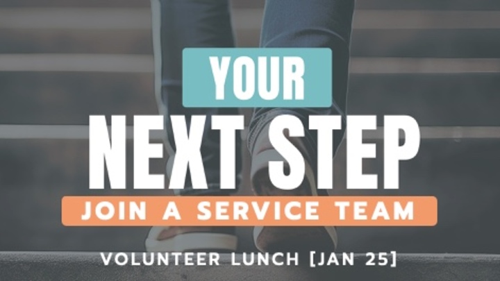Your Next Step Volunteer Lunch & Workshops logo