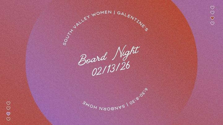 South Valley Women: Board Night logo