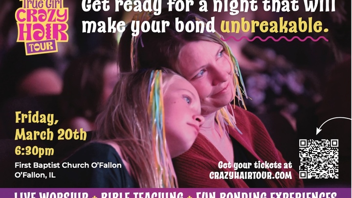 True Girl: Crazy Hair Tour logo