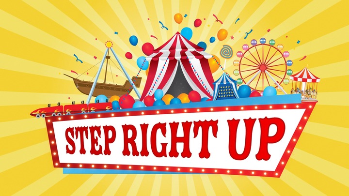Adventure Week - Step Right Up logo