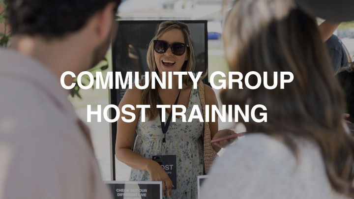 Group Host Training - Cityline Church