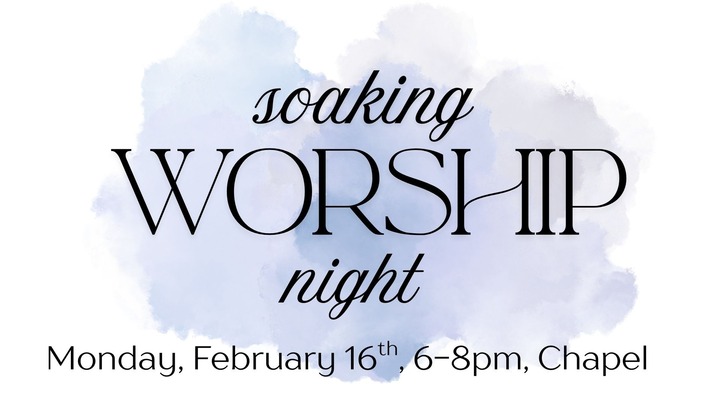Soaking Worship Night logo