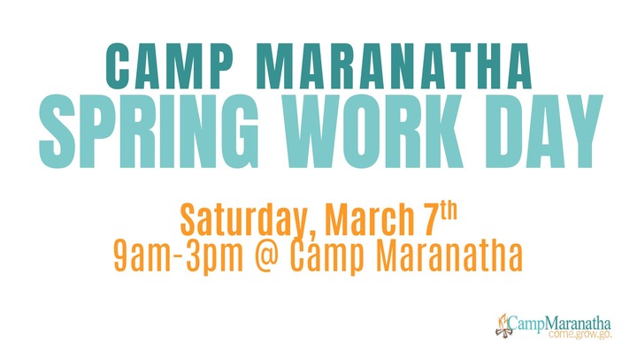Camp Maranatha Spring Work Day logo