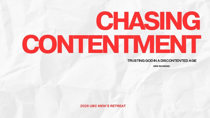 UBC Men's Retreat 2026 logo