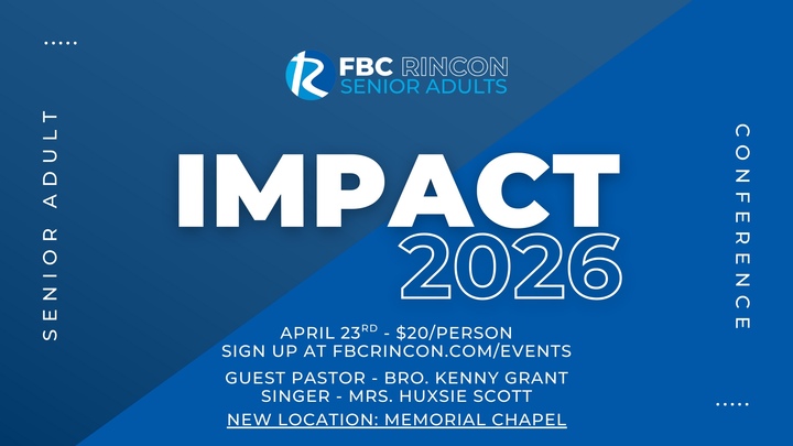 Impact 2026 - Senior Adult Conference logo