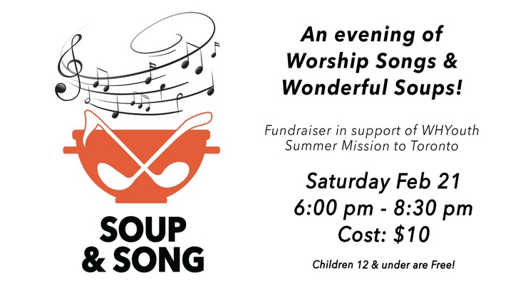 Soup & Song Worship Event logo