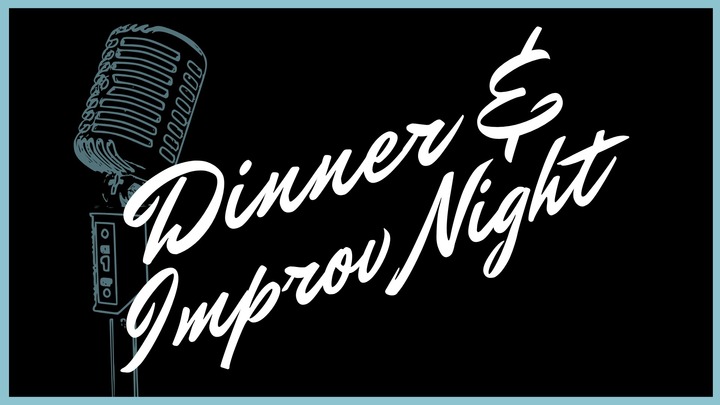 Dinner and Improv Night logo