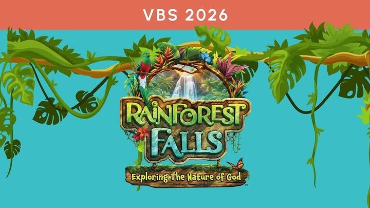 Rainforest Falls VBS 2026 logo