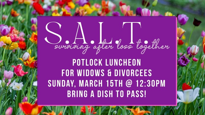 Surviving After Loss Together - Widows & Divorcees Potluck Luncheon logo