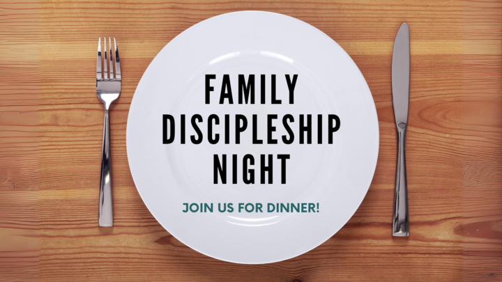Dinner for Family Discipleship Night logo