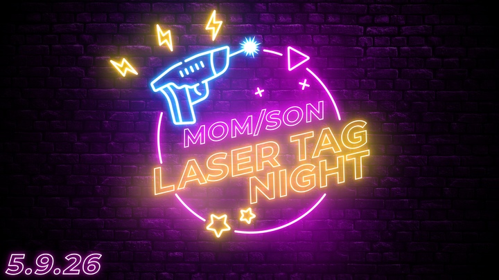 Mom/Son Laser Tag Night logo