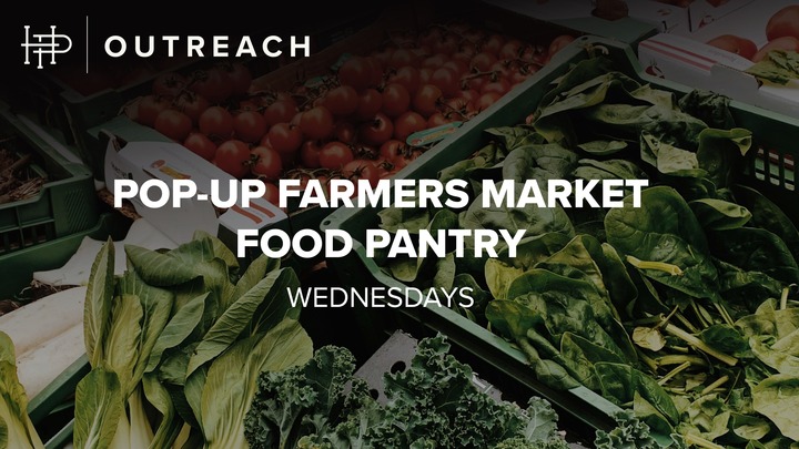 Pop-Up Farmers Market Food Pantry Volunteers logo