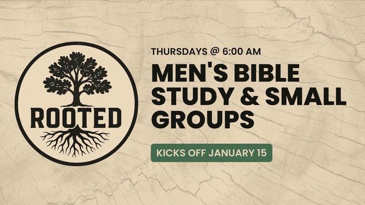 ROOTED (Thursday AM Men's Gathering ) logo