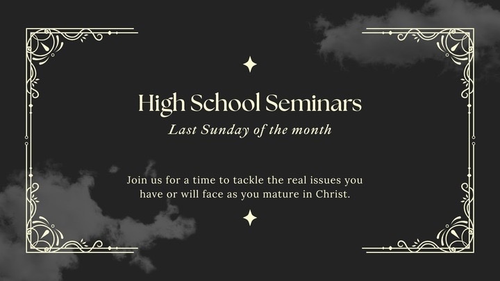 HIGH SCHOOL DISCIPLESHIP SEMINAR logo