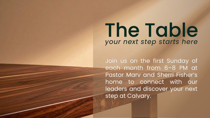 The Table- Your next step starts here logo