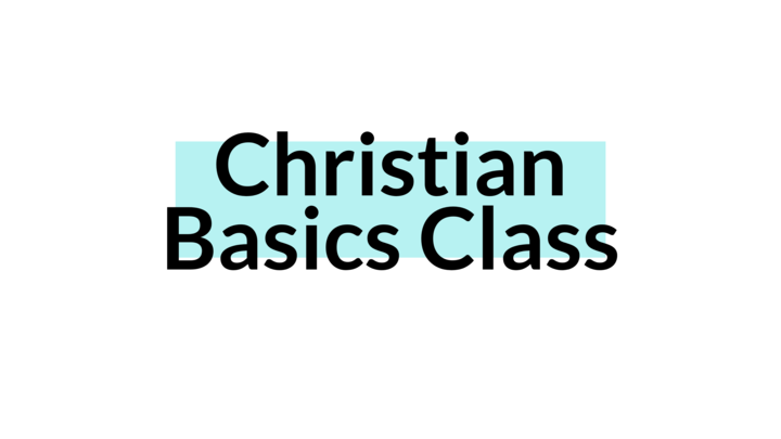 Christian Basics Class logo image
