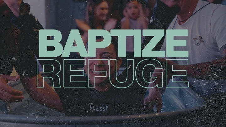Refuge Baptism 2026 logo