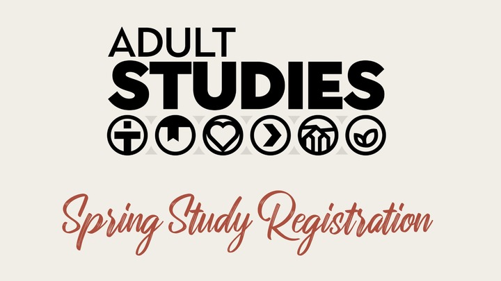 Spring Adult Study Registration logo