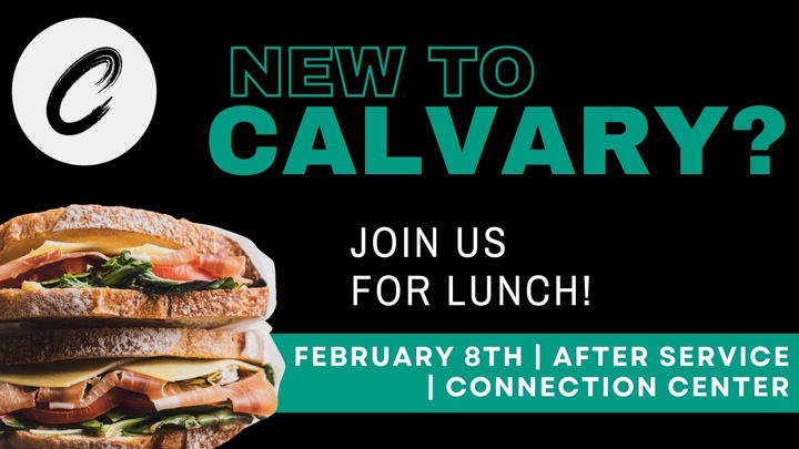New to Calvary Lunch logo
