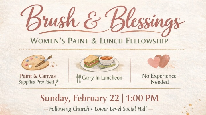 Brush & Blessings: Women’s Paint & Lunch Fellowship logo