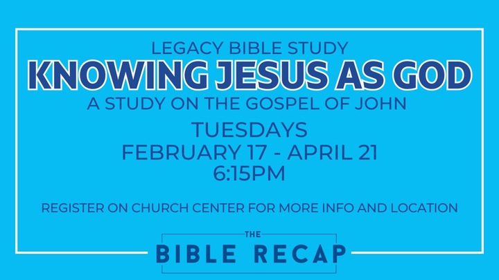 Legacy Women's Bible Study: John logo