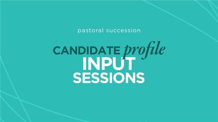 Pastoral Succession: Candidate Profile Input Session logo