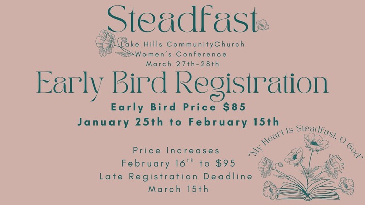 Steadfast Women's Conference 2026 logo