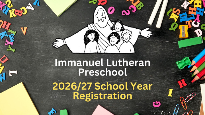 Immanuel Preschool Registration 2026/27 logo