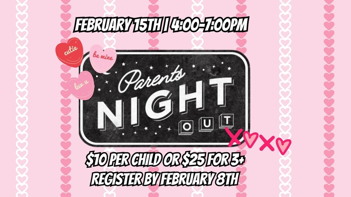 Parent's Night Out: Valentine's Day logo