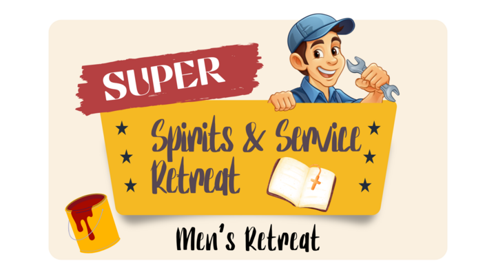 SUPER Spirits & Service Weekend Retreat for Men (05/15/26) logo