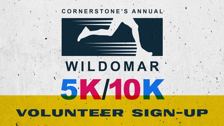 Wildomar 5K/10K VOLUNTEER Sign-Up logo