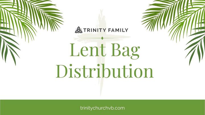 Trinity Family Lent Bag Distribution logo