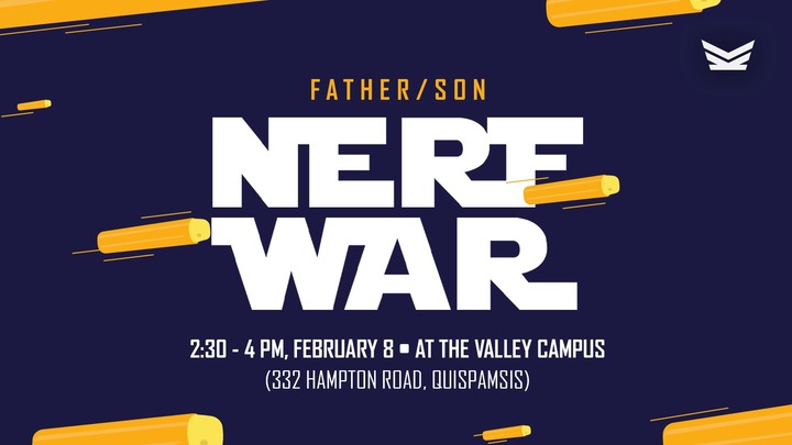 Father/Son Nerf War logo