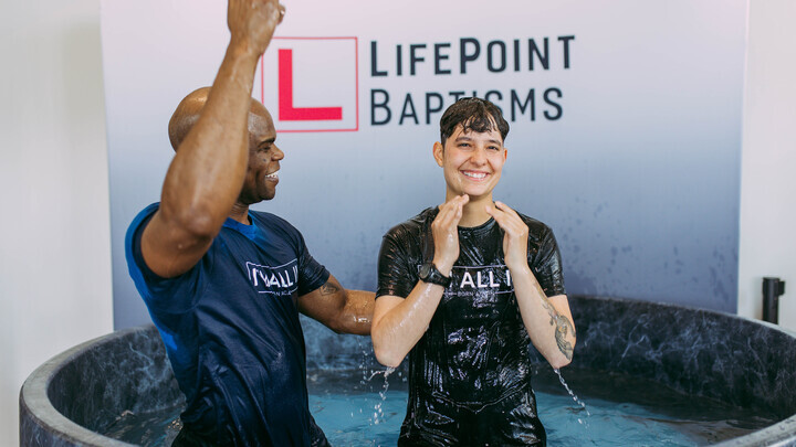 Tiny Town Baptism Sunday logo