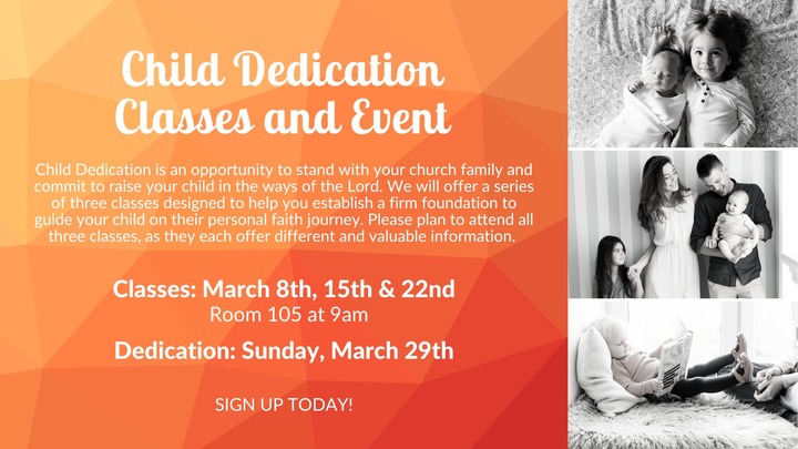 Child Dedication Classes logo