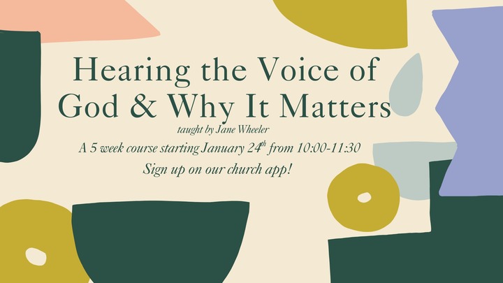 Hearing the Voice of God and Why it Matters logo