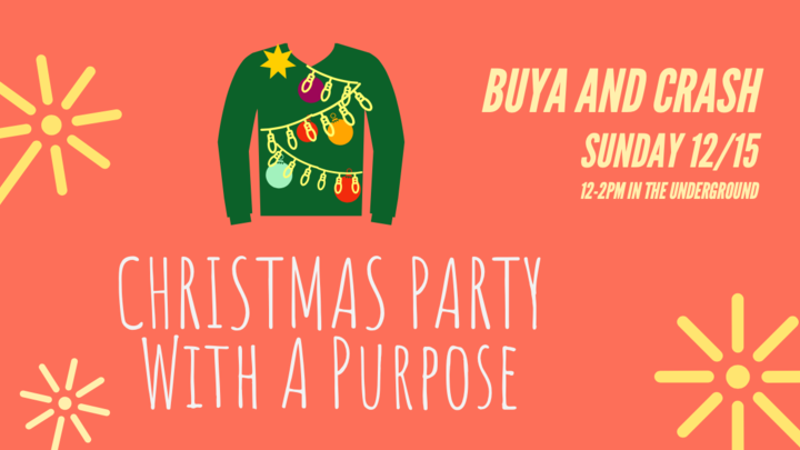 Student Ministry Event (11am-Noon): "Christmas Party With A Purpose" logo image
