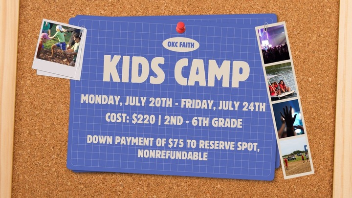 Kids of Faith Summer Camp logo