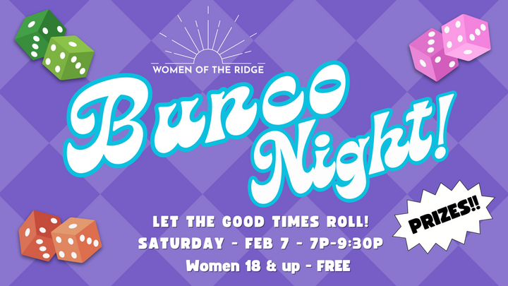 Women of the Ridge Bunco Night logo