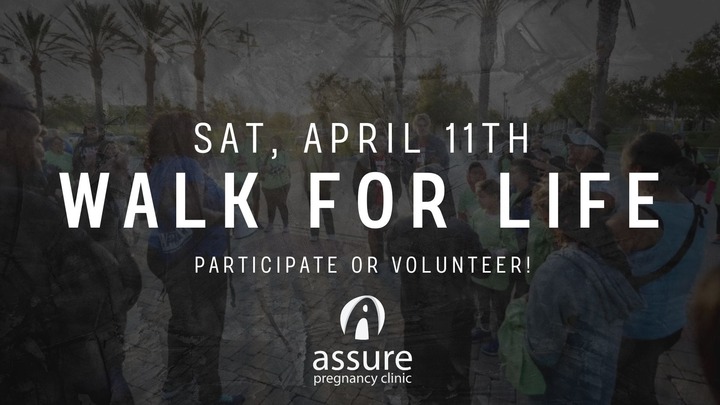 Assure Pregnancy Clinic Walk For Life logo