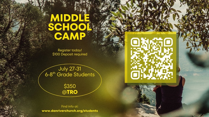 Middle School Camp 2026 logo