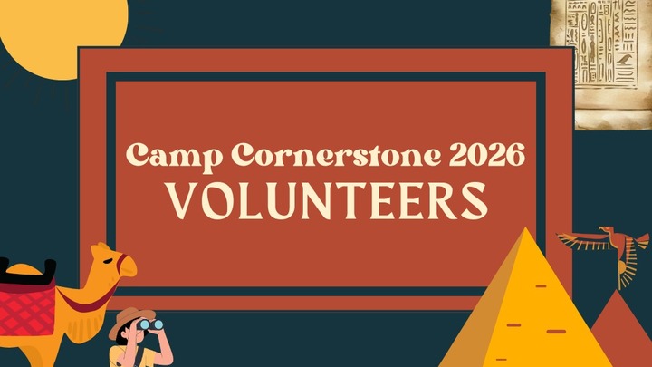 2026 Camp Cornerstone Volunteers logo
