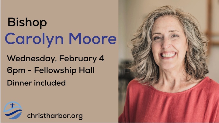 Christ Harbor Missions' Week Kickoff Dinner with Bishop Carolyn Moore logo